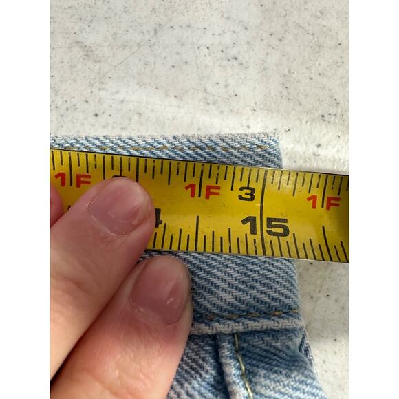 Levis Jeans Premium Shorts 501 Original Fit Distressed Women's Sz 28 Boho B14 - Picture 5 of 7